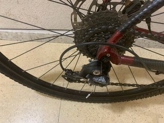 Bicicleta Gravel Roja