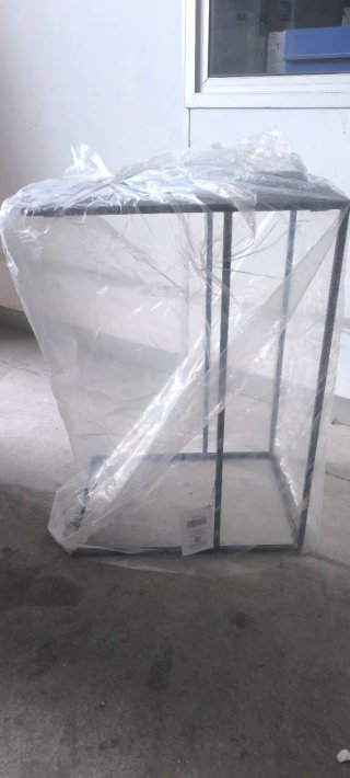 Mesa Auxiliar Stravo Pomax Metal Negro 35x55cm