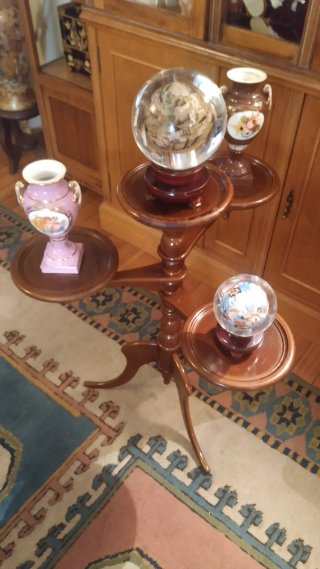Pedestal Madera Antiguo