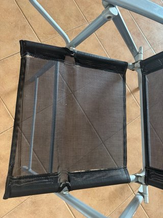 Mesa de jardín cristal y metal con 4 sillas