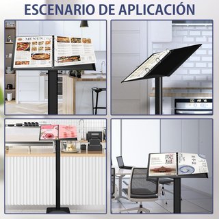 NUEVO! Soporte Menú Metal Exterior Resistente
