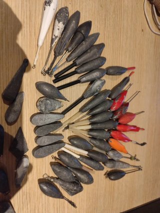 Lotes de plomos de pesca