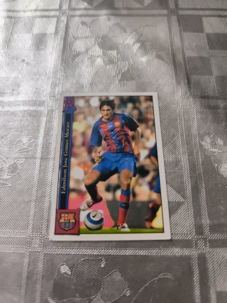 Cromo Edmilson Jose Gomez Moraes FC Barcelona