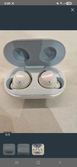 Caja Auriculares Samsung Galaxy Buds Blanca