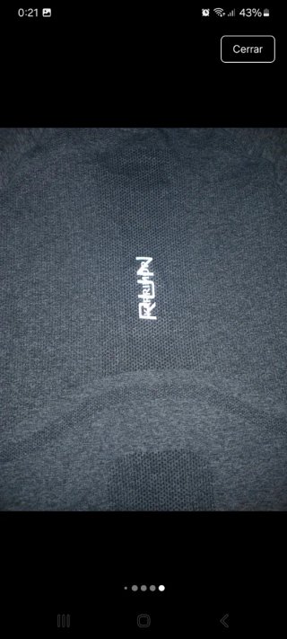 Camiseta Karrimor Run Gris Chico Talla xl l