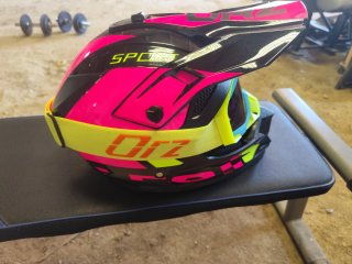 Casco Motocross Talla M + Gafas