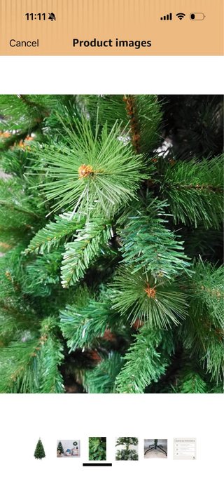 Albero di Natale 210 cm (palline + base)