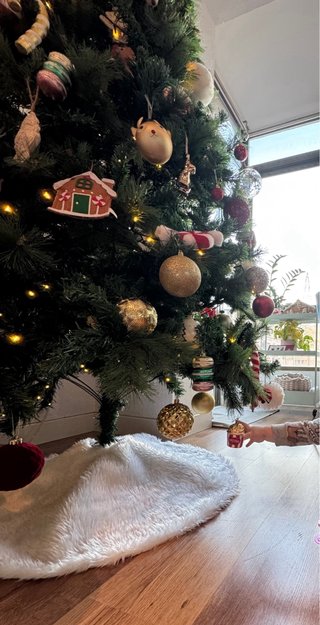 Albero di Natale 210 cm (palline + base)