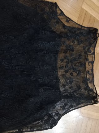 Top fiesta encaje negro El Corte Inglés