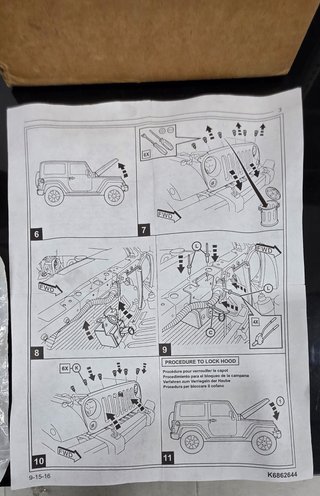 Kit Antirrobo Capó Jeep Wrangler JK 07-17