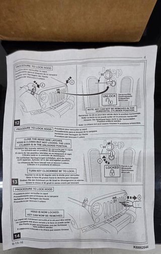 Kit Antirrobo Capó Jeep Wrangler JK 07-17