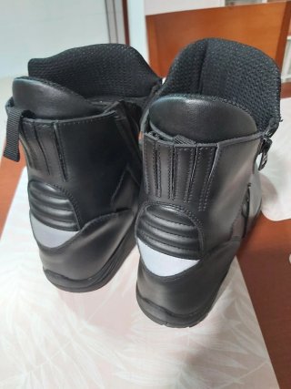 Botas Moto Alive Cuero Talla 43 Media Caña
