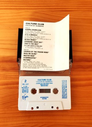 Cinta Cassette Culture Club Colour By Numbers