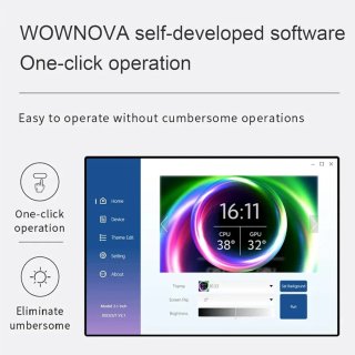 Monitor Temperatura CPU WOWNOVA 2.1 LCD