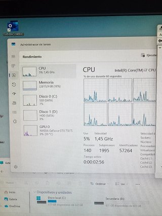 PC Gamer i7 Nvidia Doble pantalla