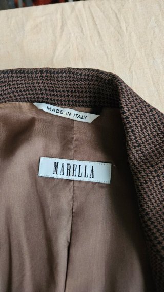 Giacca Marella marrone/nera