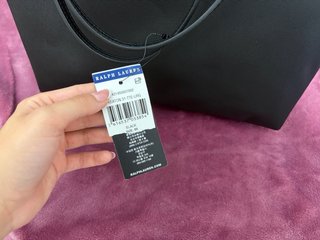Bolso Tote Keaton Ralph Lauren Negro Nuevo
