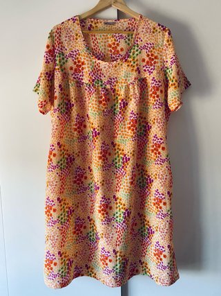 Vestido Vintage Chic Talla L-XXL Estampado Floral