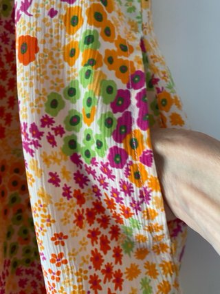 Vestido Vintage Chic Talla L-XXL Estampado Floral