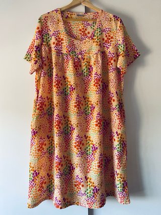 Vestido Vintage Chic Talla L-XXL Estampado Floral
