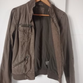Cazadora mujer verde militar T. L