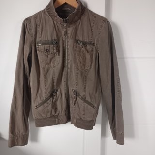 Cazadora mujer verde militar T. L