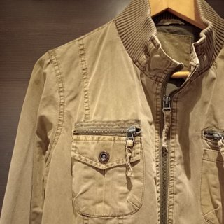Cazadora mujer verde militar T. L