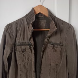 Cazadora mujer verde militar T. L