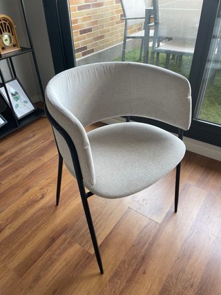 Juego de 6 sillas de comedor de Sklum, como nuevas