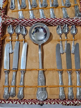 Set 25 posate placcate argento