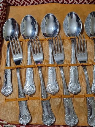 Set 25 posate placcate argento