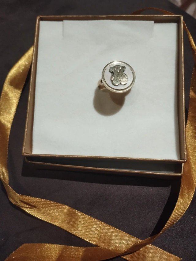 Conjunto tipo Tous: Pulsera y Anillo Oso