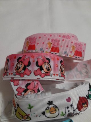 Cintas Grogain con estampados infantiles 4,25
