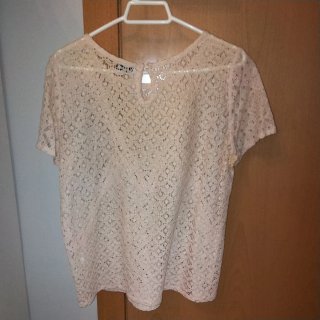 Blusa Pinkie de encaje rosa