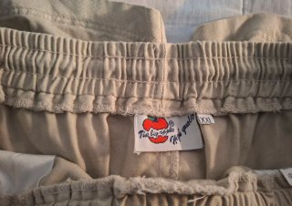 Pantalón corto beige hombre