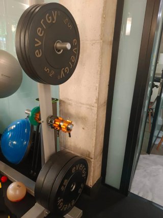 Rack Precor, Banco y Discos