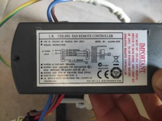 Ventilador de techo