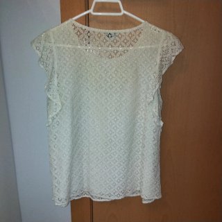 Blusa Pinkie de encaje blanco