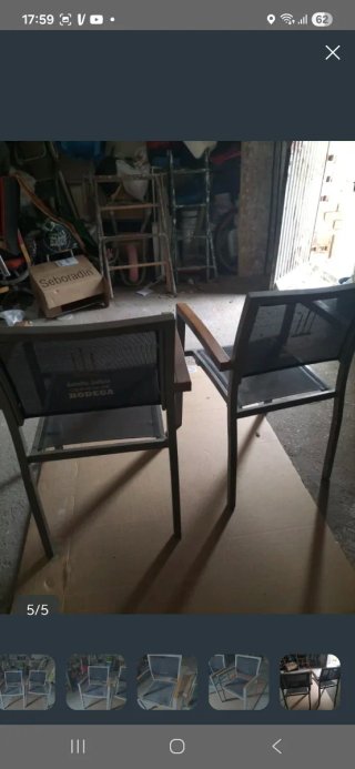 2 Sillas de Exterior