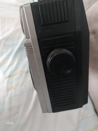 Rádio Cassete Sanyo Prata e Preto