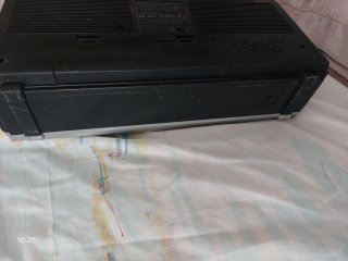 Rádio Cassete Sanyo Prata e Preto