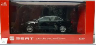 SEAT EXEO SEDAN MAGIC BLACK ESCALA 1:43