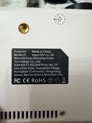 Miniproyector LED Blanco