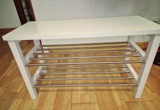 URGE - Banco Zapatero IKEA TJUSIG Blanco
