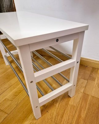 URGE - Banco Zapatero IKEA TJUSIG Blanco