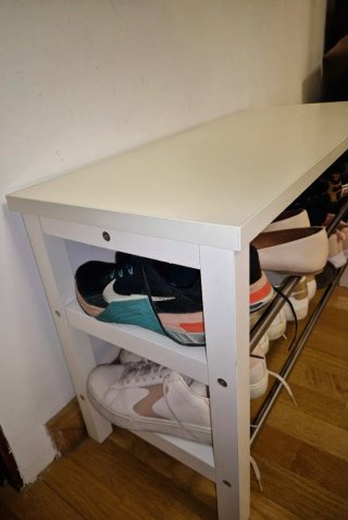 URGE - Banco Zapatero IKEA TJUSIG Blanco