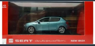 SEAT IBIZA 5 PUERTAS AZUL NAYARA ESCALA 1:43