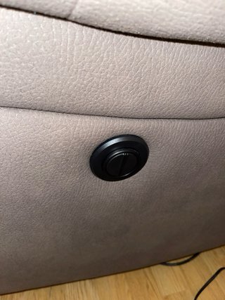 Sofá Reclinable Eléctrico Marrón
