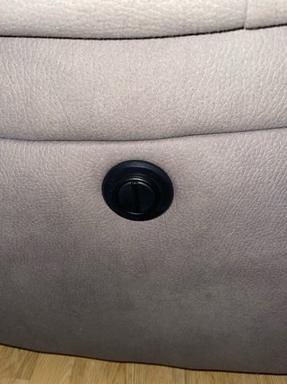 Sofá Reclinable Eléctrico Marrón