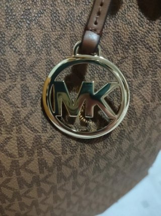 Bolso Michael Kors Marrón y Dorado